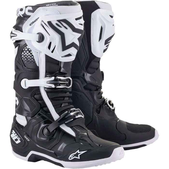 ALPINESTARS BOOT TECH 10 Black/White Front - Driven Powersports