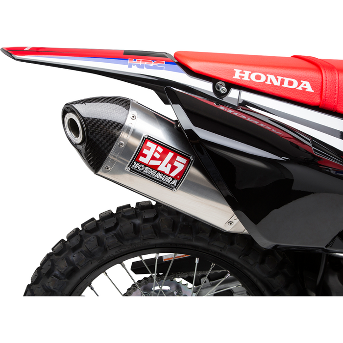 YOSHIMURA 17-20 CRF250L RS-4 FS SS/SS/CF Application Shot - Driven Powersports