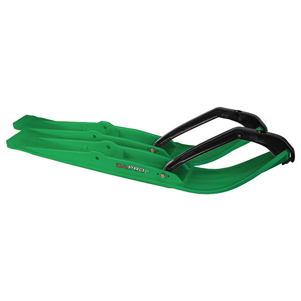 PRIDE SOLUTIONS C&A Pro RZ Performance Trail Snowmobile Skis Green - Driven Powersports