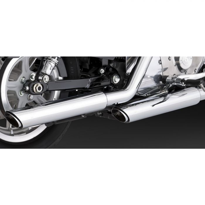 VANCE AND HINES TWIN SLASH 3" SLIP-ON EXHAUST - 16839