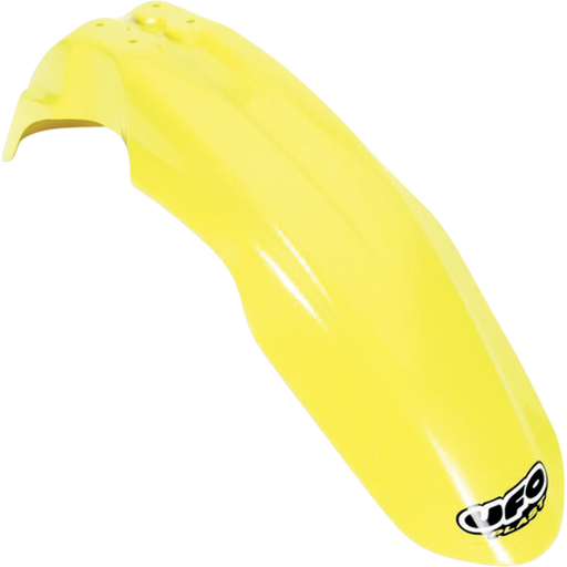 UFO RM/RMZ125-450 FRONT FENDER 01YELLOW 3/4 Front - Driven Powersports