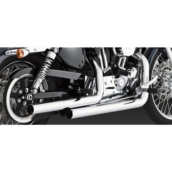 VANCE & HINES 04-13 STRAIGHTSHOTS EXHAUST SYSTEM CHROME 17821