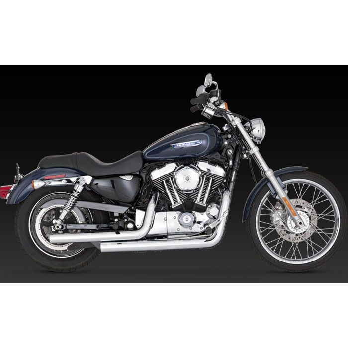 VANCE & HINES 04-13 STRAIGHTSHOTS EXHAUST SYSTEM CHROME 17821