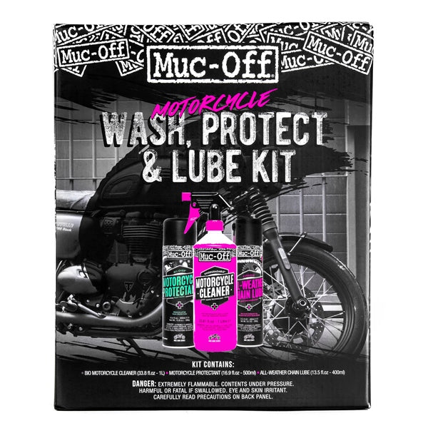 MUC OFF WASH & PROTECT & LUBE KIT MUC-OFF (20095US) - Driven Powersports