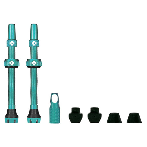 MUC OFF TUBELESS VALVE 44MM MUCOFF Turquoise - Driven Powersports