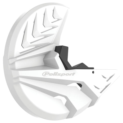 POLISPORT DISC & BOTTOM FORK PROTECTORS HONDA (WHITE) White - Driven Powersports