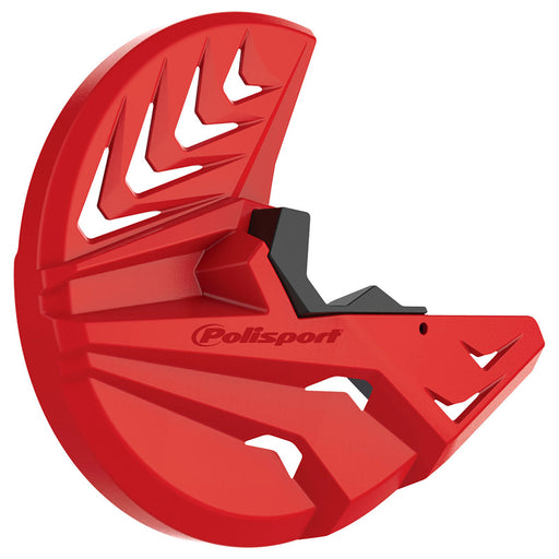 POLISPORT DISC & BOTTOM FORK PROTECTORS HONDA (RED) Red - Driven Powersports