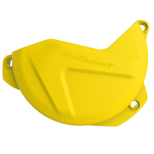 POLISPORT CLUTCH COVER PROTECTOR SUZUKI (YELLOW) Yellow - Driven Powersports