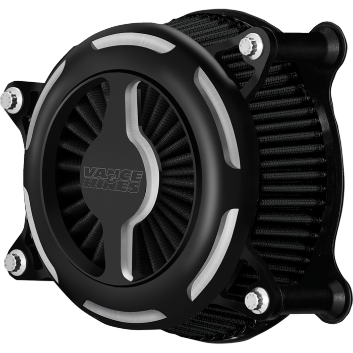 VANCE & HINES DYNA AIR CLEANER BLADE Black Front - Driven Powersports