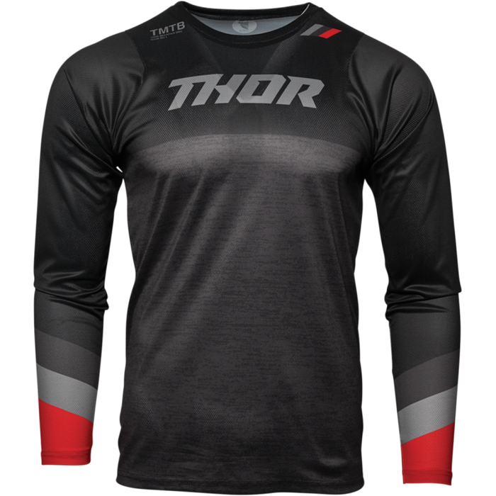 THOR JRSY ASSIST LS Black/Gray Front - Driven Powersports