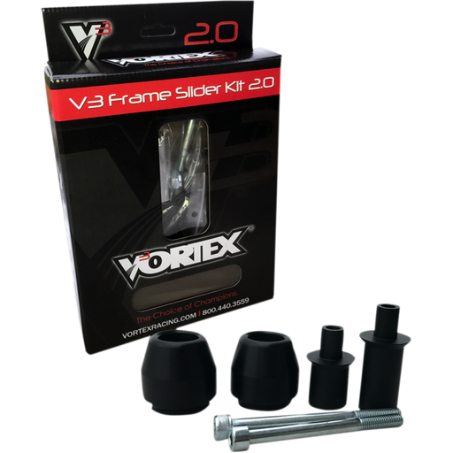 VORTEX 01-16 MONSTER 2.0 FRAME SLIDER KIT Front - Driven Powersports