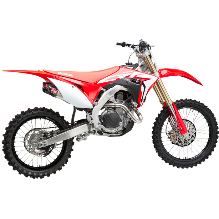 YOSHIMURA 17-20 CRF450R/RX RS-9T FS SS/SS/CF TIPS Application Shot - Driven Powersports