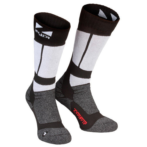 ZYPI FTP01 SHORT SOCKS - BLACK/GREY (S (4-6)) Black/Grey 4-6 - Driven Powersports