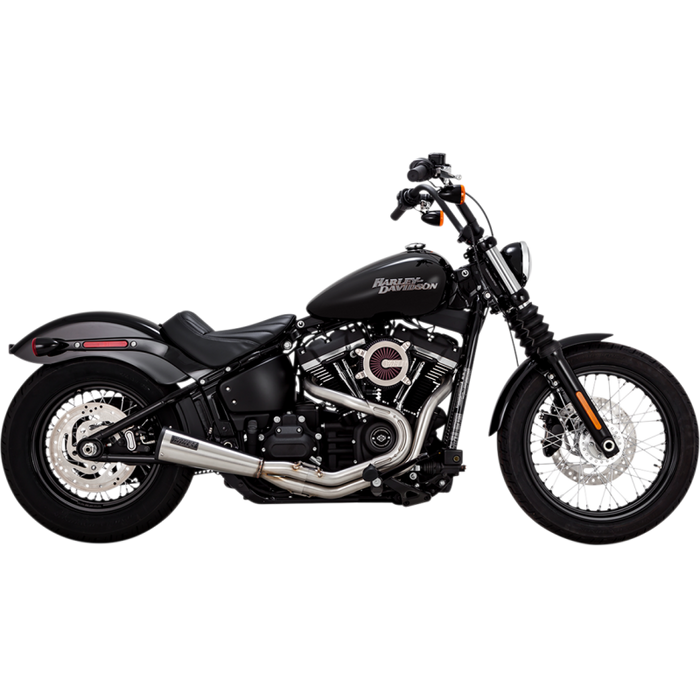 VANCE & HINES 18-21 SOFTAIL UPSWEEP 2:1 SS Application Shot - Driven Powersports