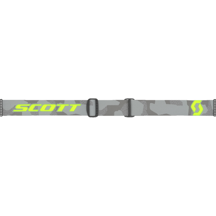 SCOTT USA FURY SNOW CROSS LT GREY/NEON ENHANCER YLW CHROME Yellow Back - Driven Powersports