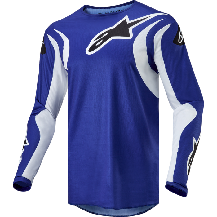 ALPINESTARS JERSEY F-LUCE Blue/White Front - Driven Powersports