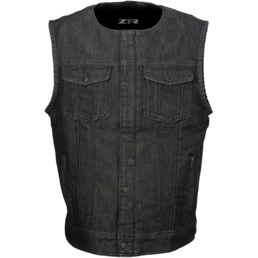 Z1R VEST GANJA DENIM Front