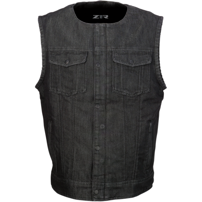 Z1R VEST GANJA DENIM Front