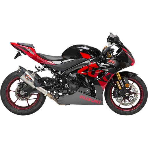 YOSHIMURA 17-23 GSX-R1000 AT2 SO SS/SS/CF WF Application Shot - Driven Powersports