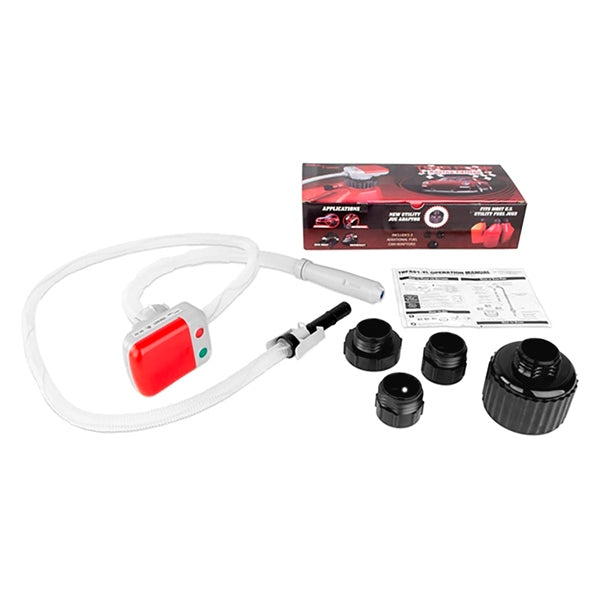 TERAPUMP FUEL TRANSF PUMP BAT W/HOSE TRFA01-XL (20085) - Driven Powersports