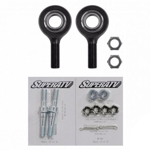 SUPERATV TIE ROD END HD KIT (TRERP003) - Driven Powersports