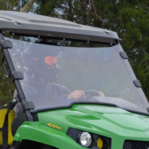 SUPERATV WINDSHIELD FLIP JDEERE Clear - Driven Powersports