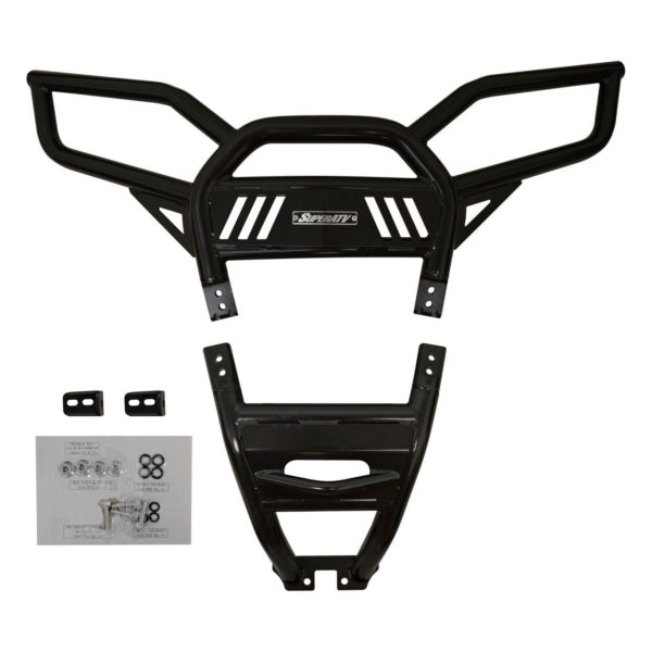 SUPERATV BUMPER RR POL Black - Driven Powersports