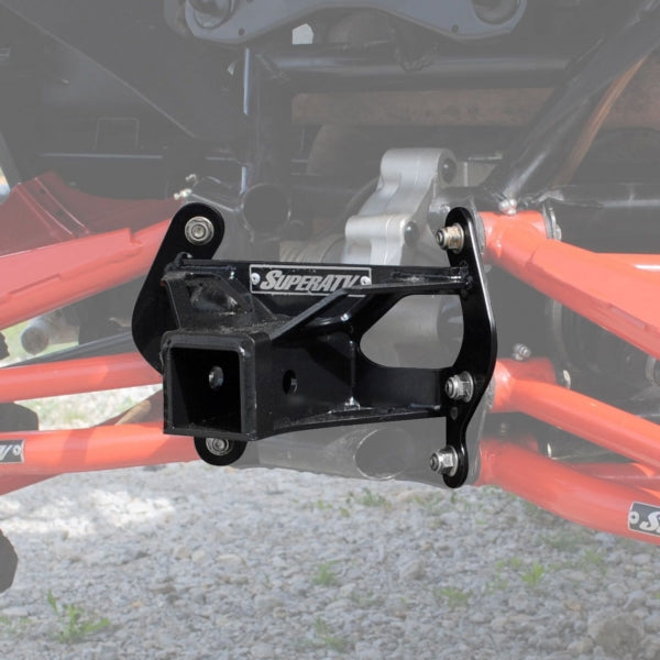 SUPERATV HITCH RECEIVER RR C-AM SUPER ATV Black - Driven Powersports