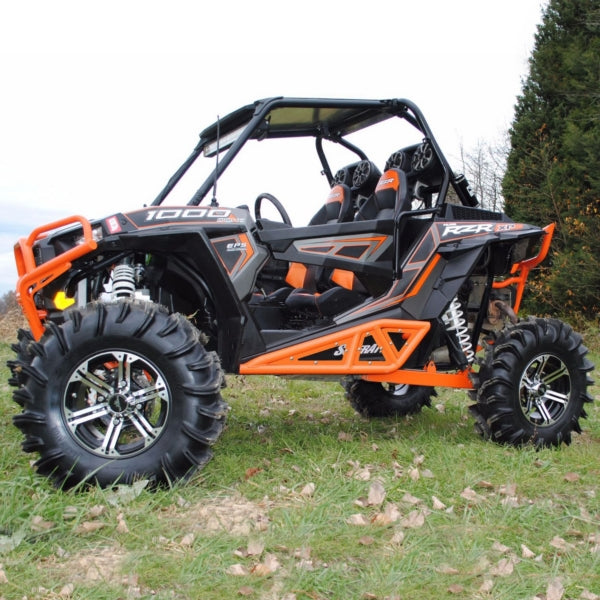 SUPERATV ROCK SLIDER BAR HD POL Orange - Driven Powersports