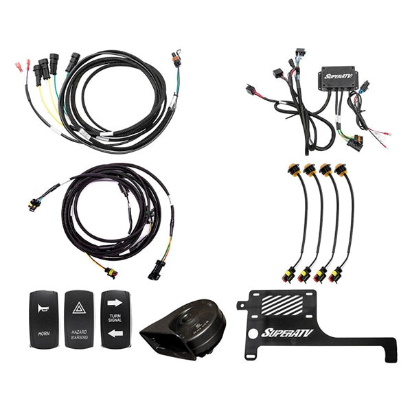 SUPERATV TURN SIGNAL KIT POL (TSKPRZRXPT4004) - Driven Powersports