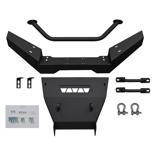 SUPERATV BUMPER FT DIAMOND PLATE KAWA (FBGKTRX400300) - Driven Powersports