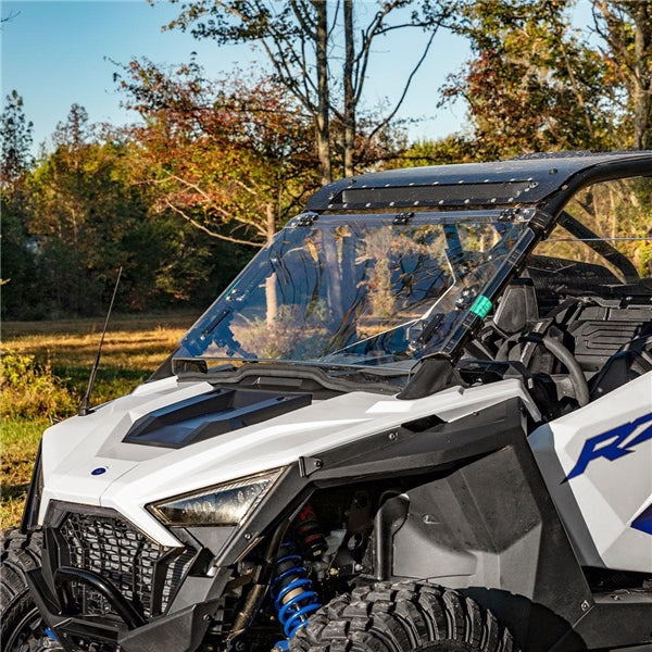 SUPERATV WINDSHIELD FLIP UP SCRATCH RESIS POL Clear - Driven Powersports