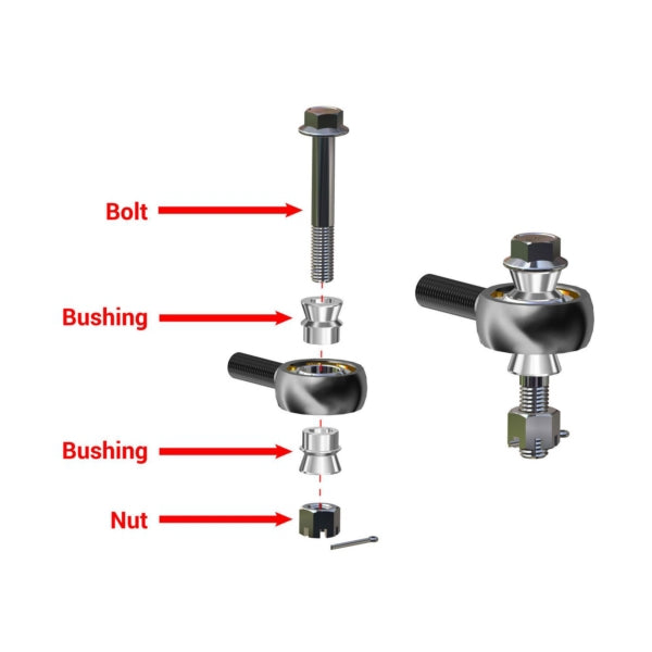 SUPERATV TIE ROD HD C-AM (TRRACACOM0114ST001) - Driven Powersports