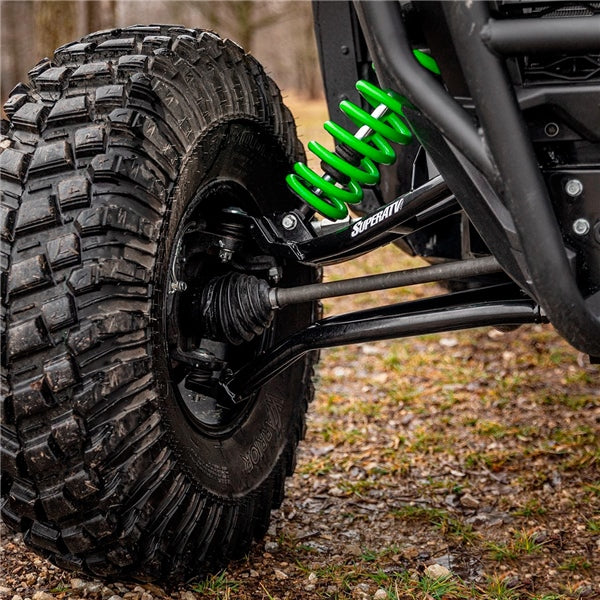 SUPERATV A-ARM FT H-CLEAR 1.5" OFFSET KAWA (AAKKRX1.5HC02) - Driven Powersports