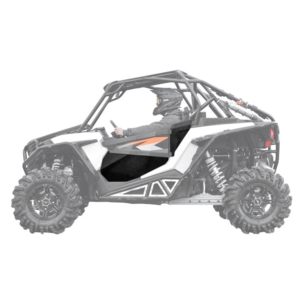 SUPERATV DOOR LWR W/SIDE PANEL ALU QTY2 POL (DOORPRZR1K002B1K200) - Driven Powersports