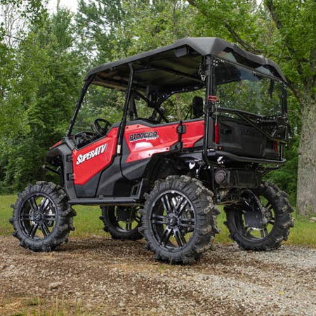 SUPERATV NERF BAR HON Black - Driven Powersports