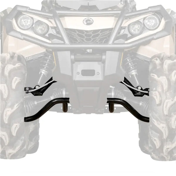 SUPERATV A-ARM H-CLEARANCE 2" FT C-AM Black - Driven Powersports