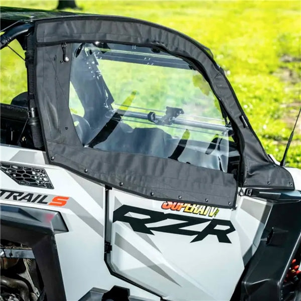 SUPERATV SOFT CAB ENCLOSURE UPR DOOR POL (SEPRZR9TS001RWS1) - Driven Powersports