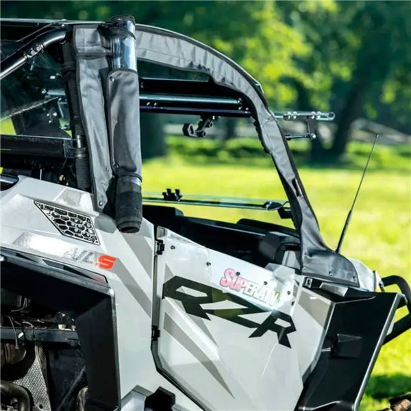 SUPERATV SOFT CAB ENCLOSURE UPR DOOR POL (SEPRZR9TS001RWS1) - Driven Powersports