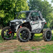 SUPERATV SOFT CAB ENCLOSURE UPR DOOR POL (SEPRZR9TS001) - Driven Powersports