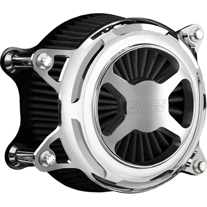 VANCE & HINES 18-21 SOFTAIL AIRCLEANER VO2X Chrome Front - Driven Powersports