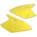 UFO RMZ250 07-08 SIDE PANELS RM 01YELLOW Front - Driven Powersports