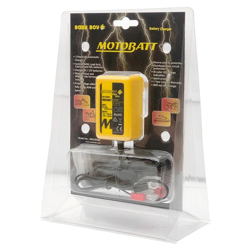 MOTOBATT BATTERY CHARGER BABY BOY (MBCBABY) - Driven Powersports