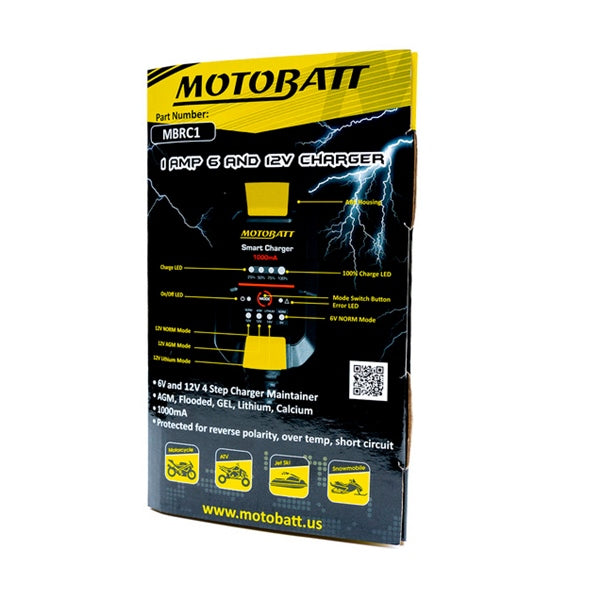 MOTOBATT BATTERY CHARGER RC1 (MBRC1) - Driven Powersports