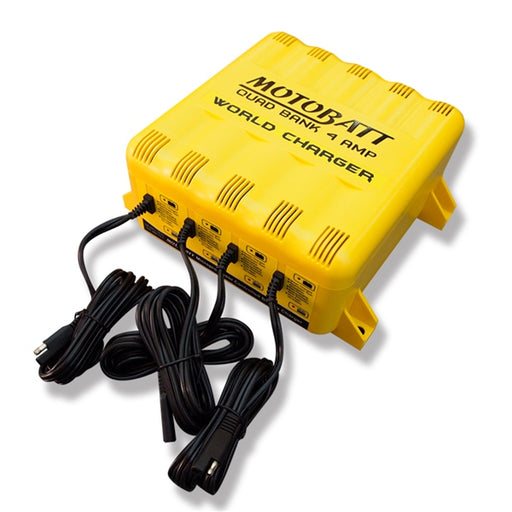 MOTOBATT BATTERY CHARGER 4 BANK (MBC4B) - Driven Powersports