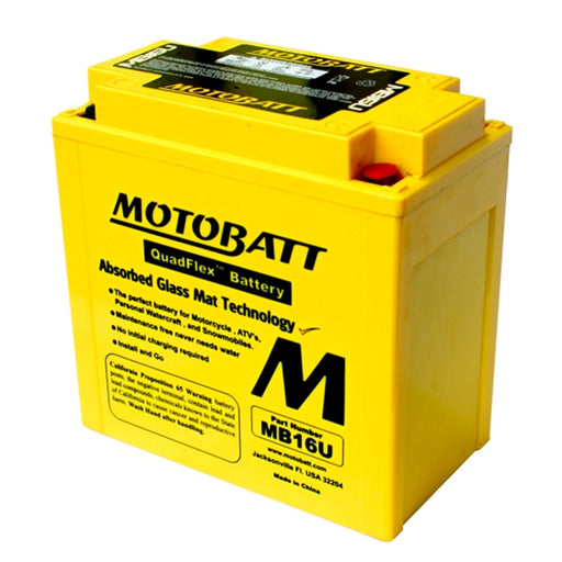 MOTOBATT MB16U BATTERY QUADFLEX (MB16U) - Driven Powersports