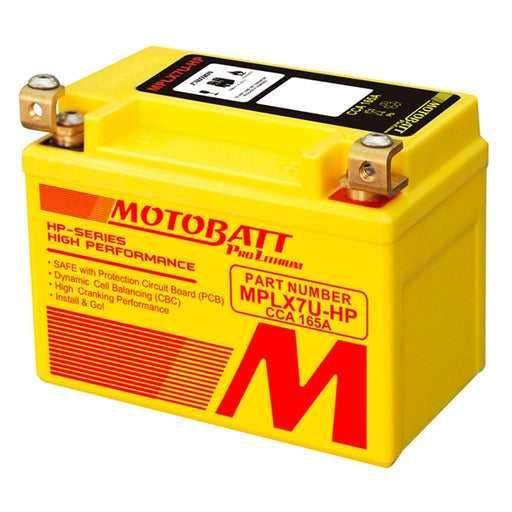 MOTOBATT MPLX7U-HP BATTERY PRO LITHIUM (MPLX7U-HP) - Driven Powersports