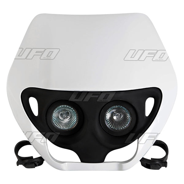 UFO HEADLIGHT TWINS HALO DOUB 12V 35W White - Driven Powersports