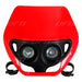 UFO HEADLIGHT TWINS HALO DOUB 12V 35W Red - Driven Powersports