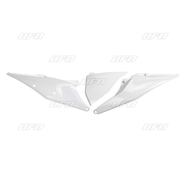 UFO SIDE PANEL AIRBOX COV LF SIDE KTM White - Driven Powersports